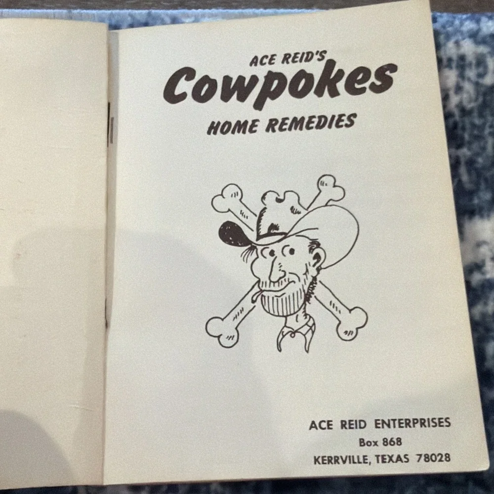 Ace Reid Cowpokes Home Remedies Cow Country Cartoons 7th Edition‎ 1971